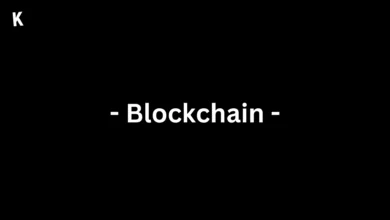 Blockchain title between dashes