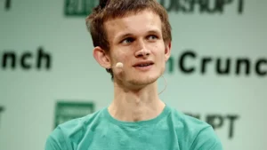 Vitalik Buterin on stage