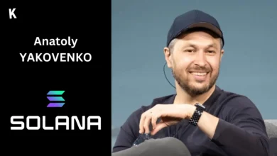 Anatoly Yakovenko Portrait and Solana logo