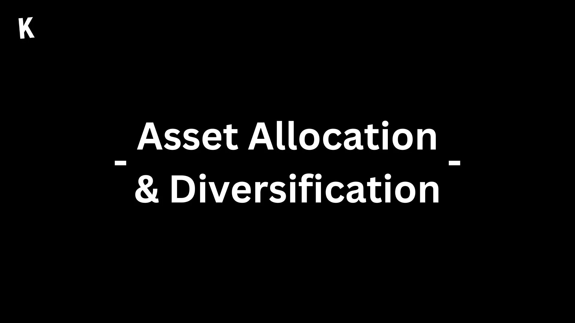 Asset Allocation Diversification