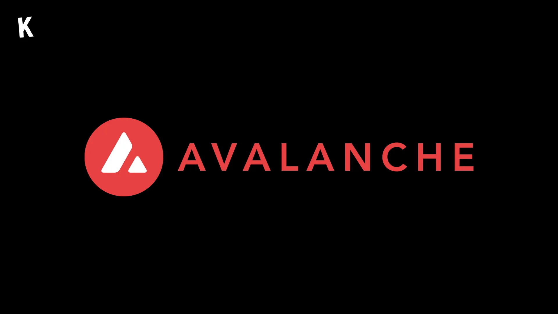 Logo Avalanche sur fond noir
