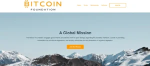 Bitcoin foundation's website