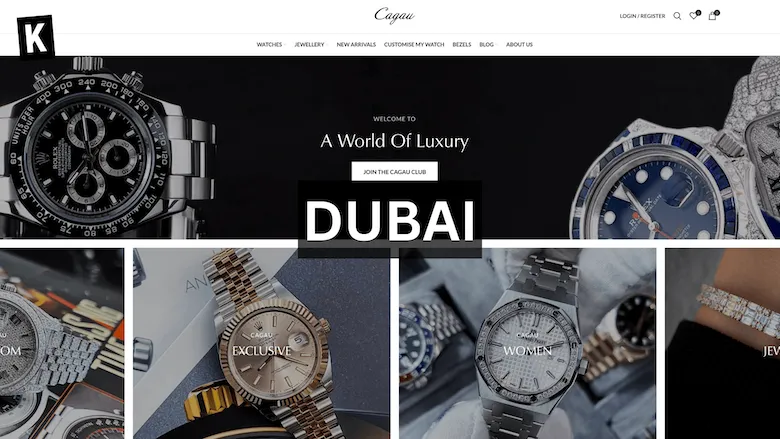 Cagau Dubai Banner