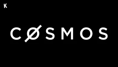 Logo Cosmos sur fond noir