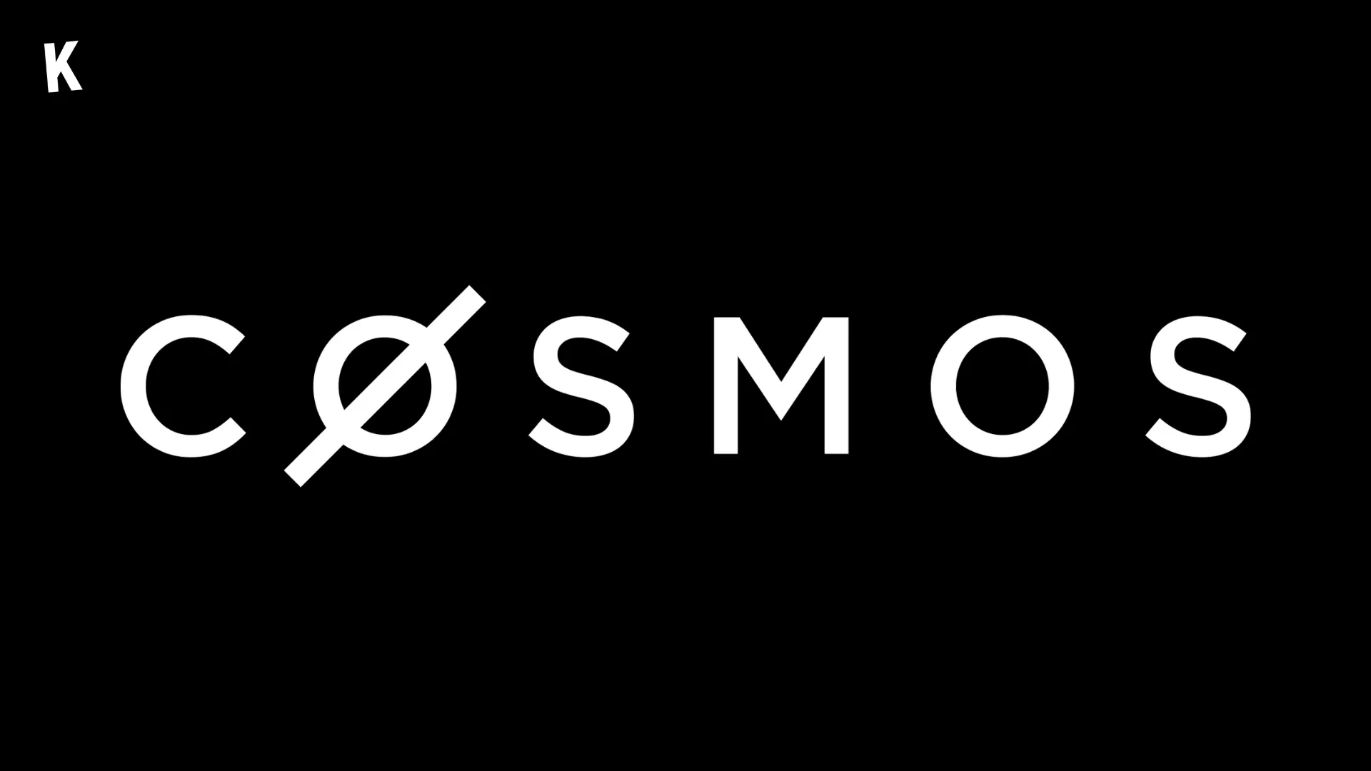 Logo Cosmos sur fond noir