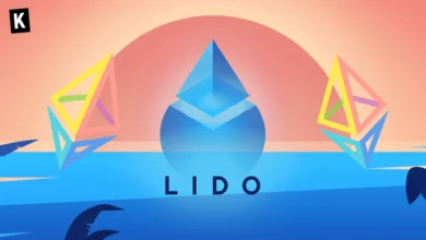 Bannière de Lido Finance avec des logos Ethereum en couleur