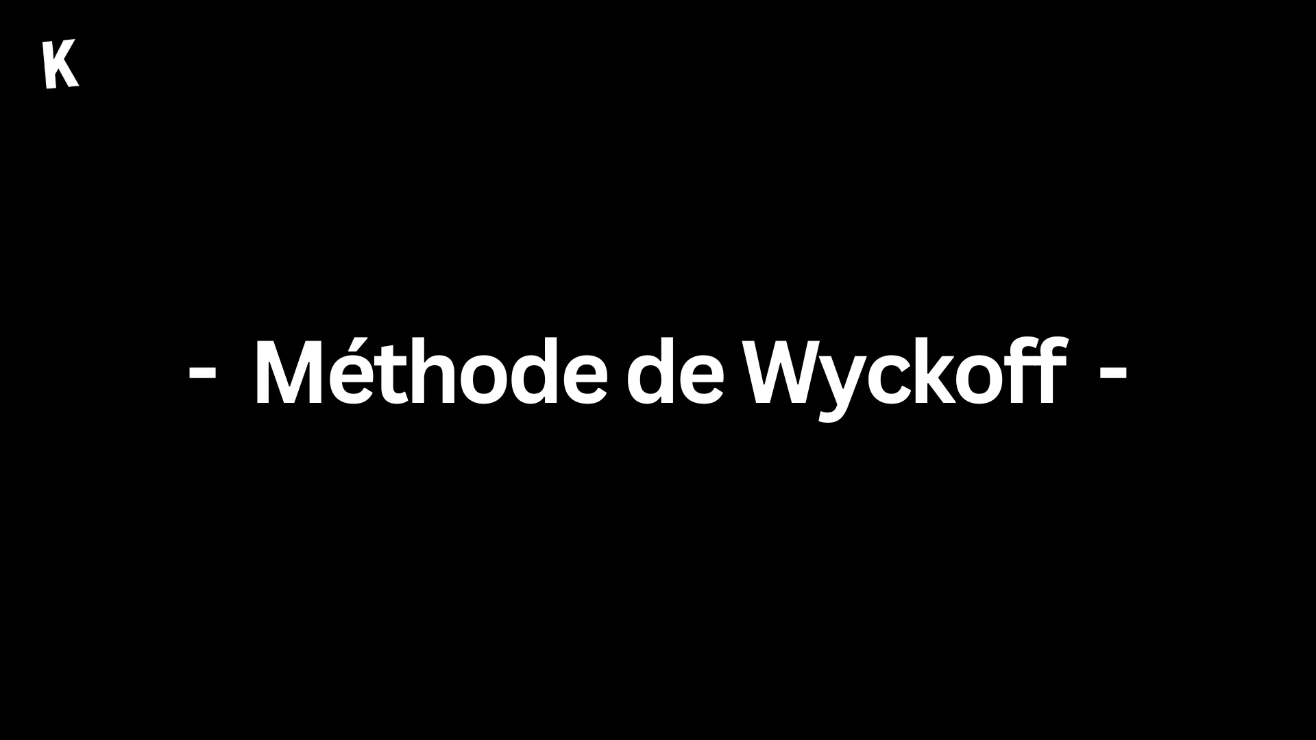 Méthode de Wyckoff