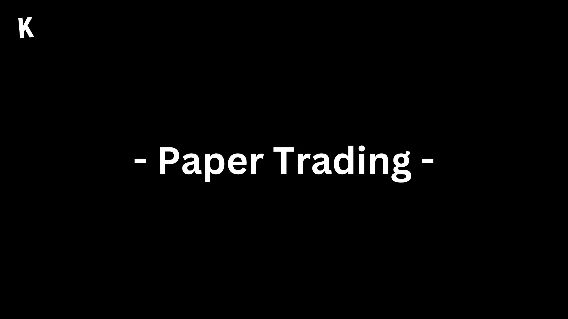 Paper Trading
