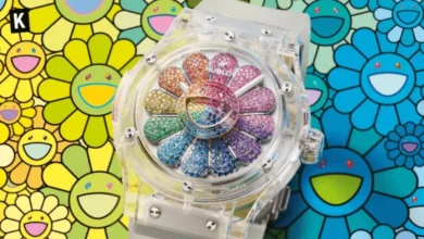 Hublot watches with a flowery design by Japanese artist Murakami