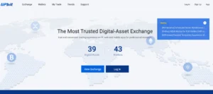 Upbit's website