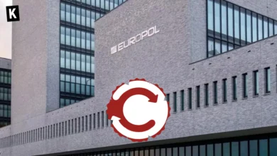 Chipmixer logo with Europol offices in background
