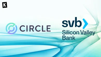 Circle and SVB logos