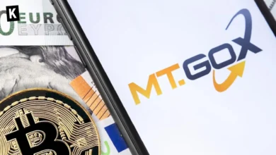 Mt.Gox logo on phone