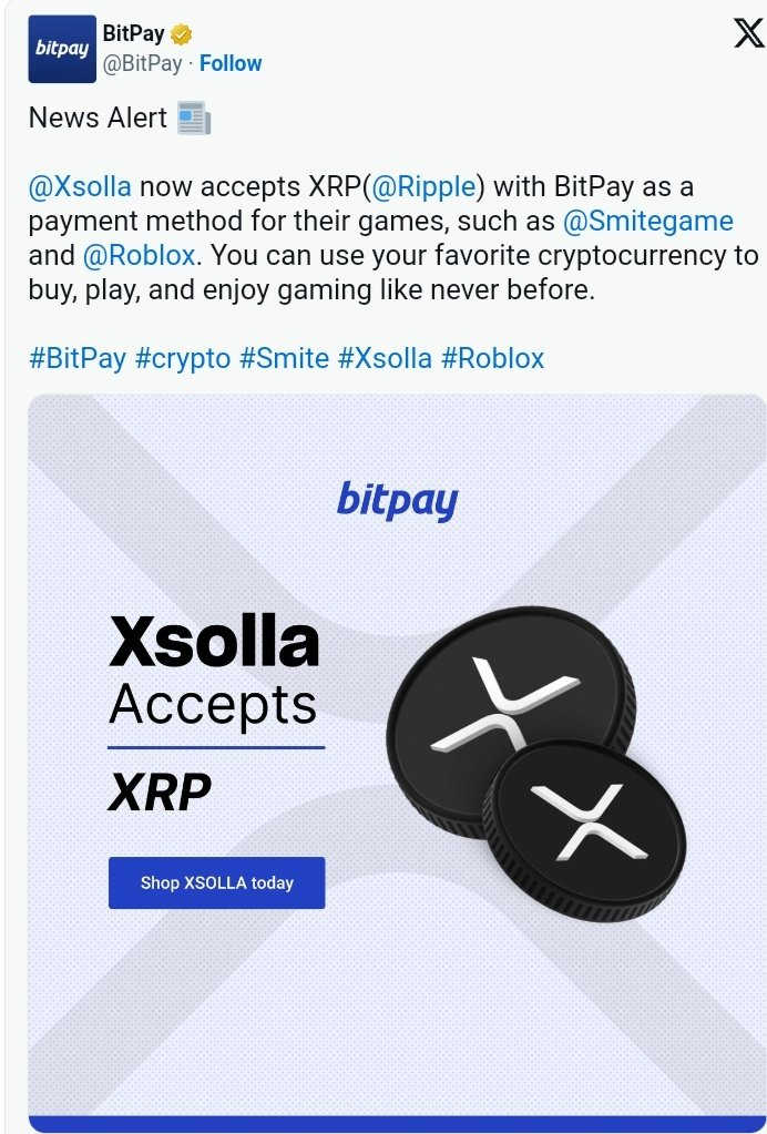 Post supprimé de X par BitPay